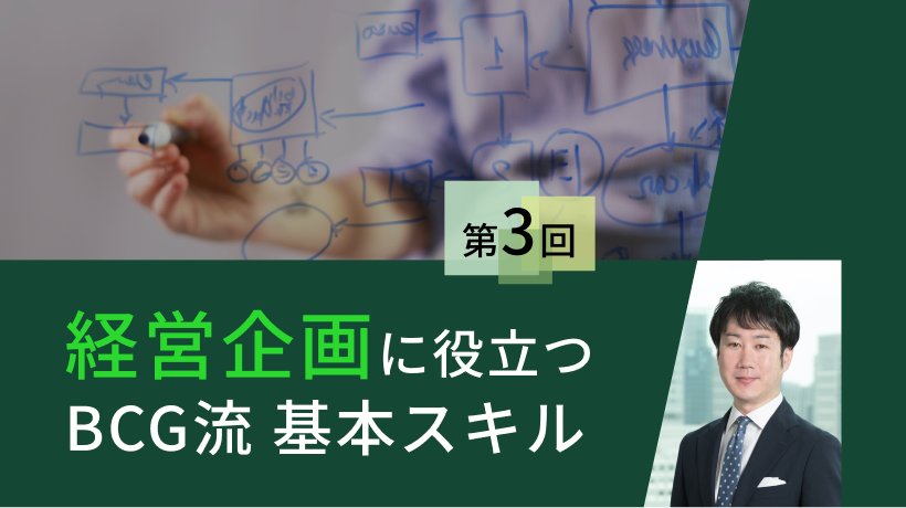 第3回　経営層へのプレゼンで空振りしない「伝え方」――BCG流・効果的な資料作成術